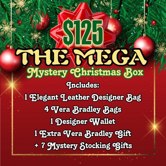 NOW Thru 12/20 Vera Bradley Christmas Mystery Box! While Supplies Last! - Picture 1 of 10